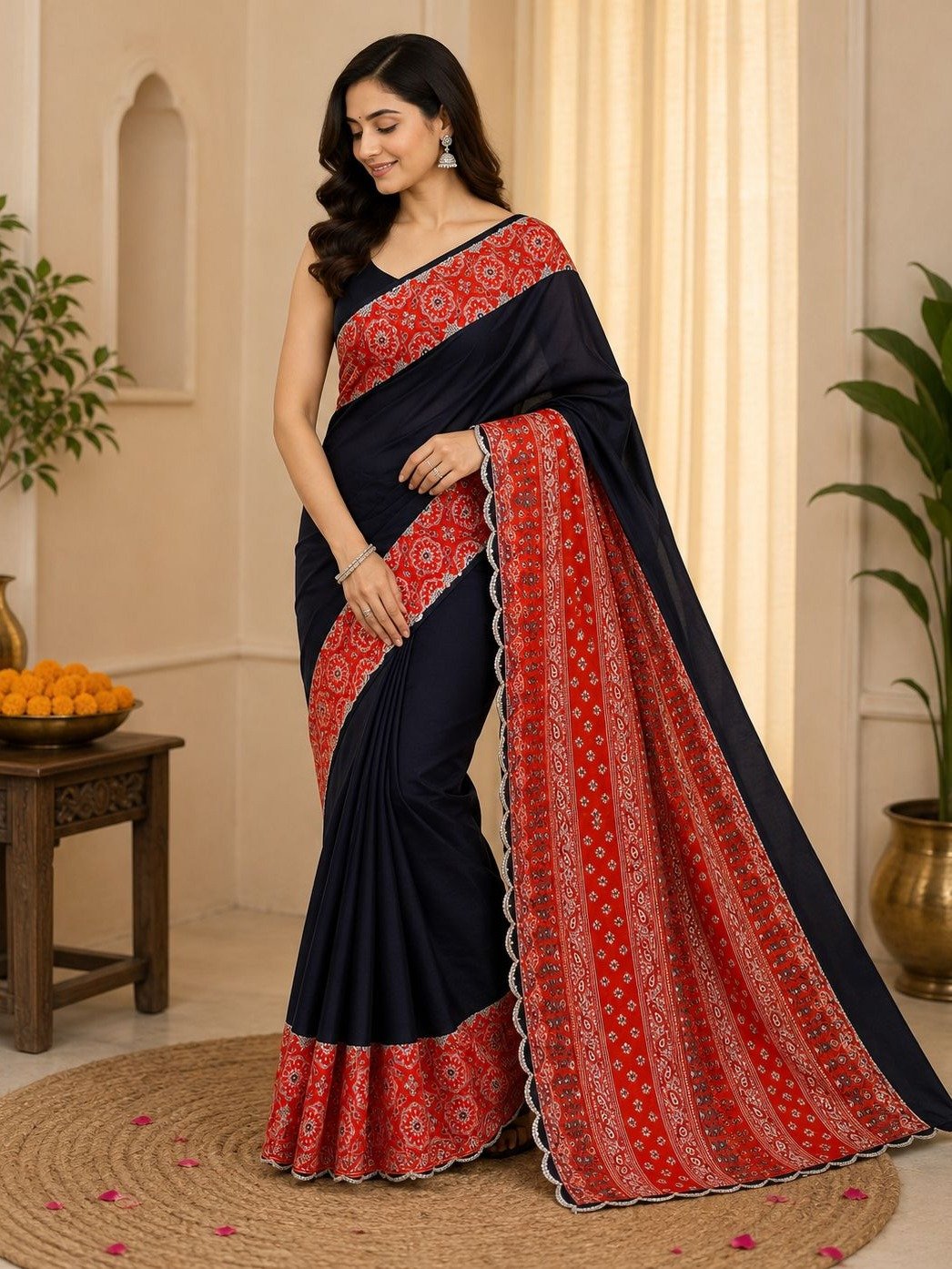 modal silk or soft gajji satin fabric