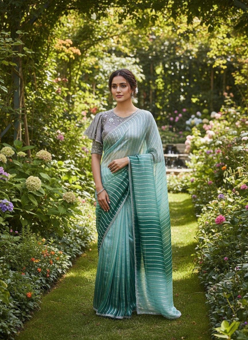 Shaded Silk Saree