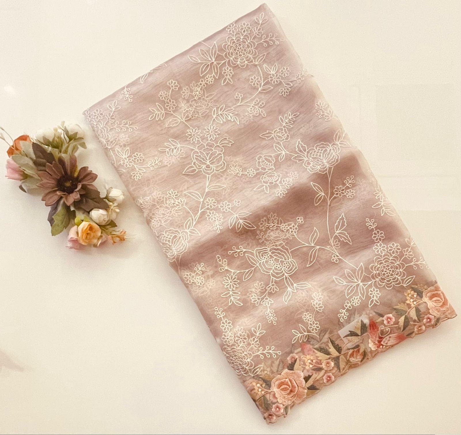 ONION COLOUR SAREE