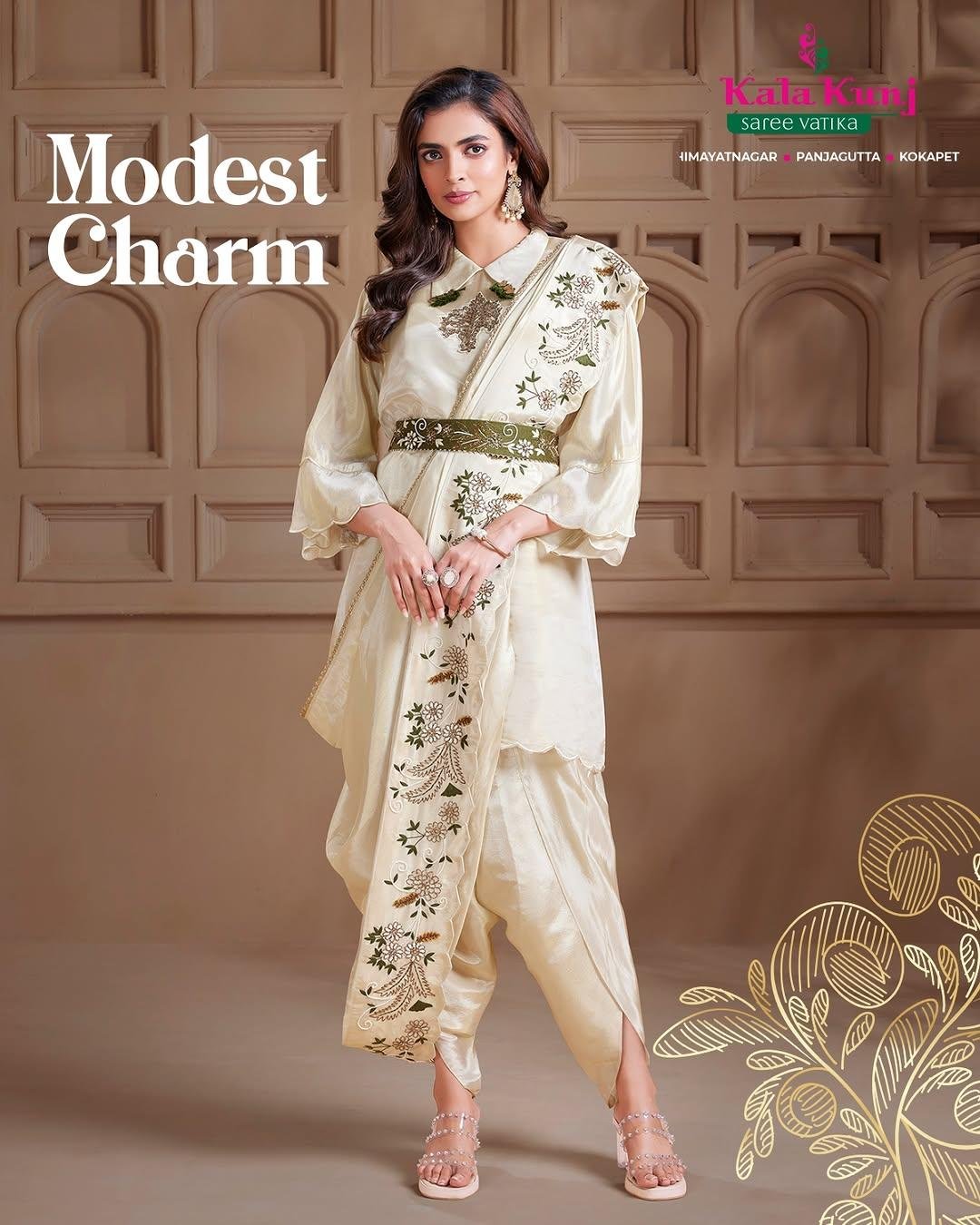 PARTY WEAR INDOWESTERN DRESS