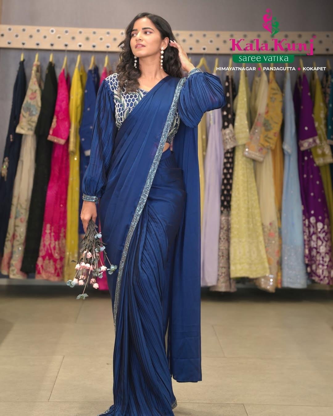 DREAP SAREES PARTY WEAR