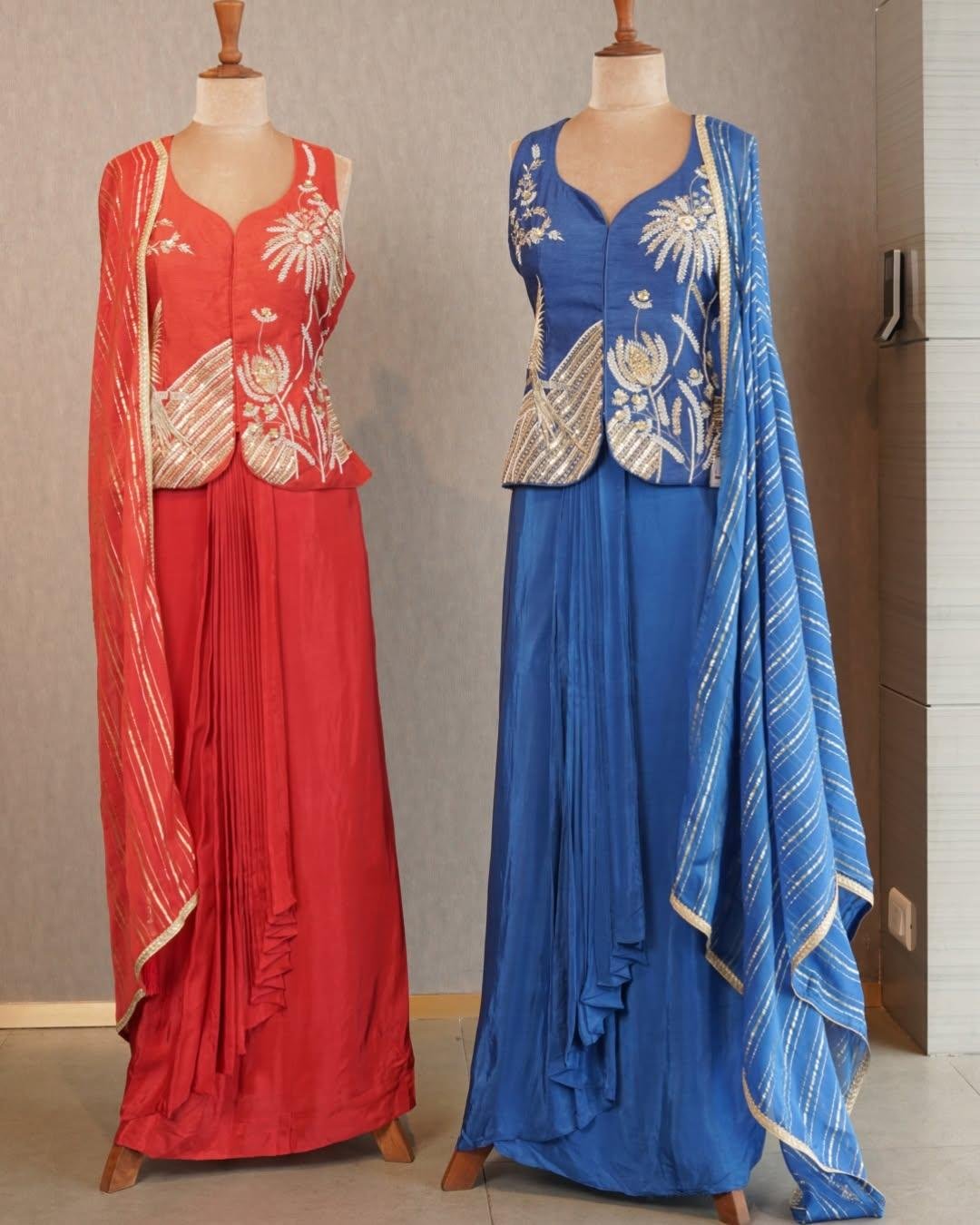 SILK INDOWESTERN SUIT