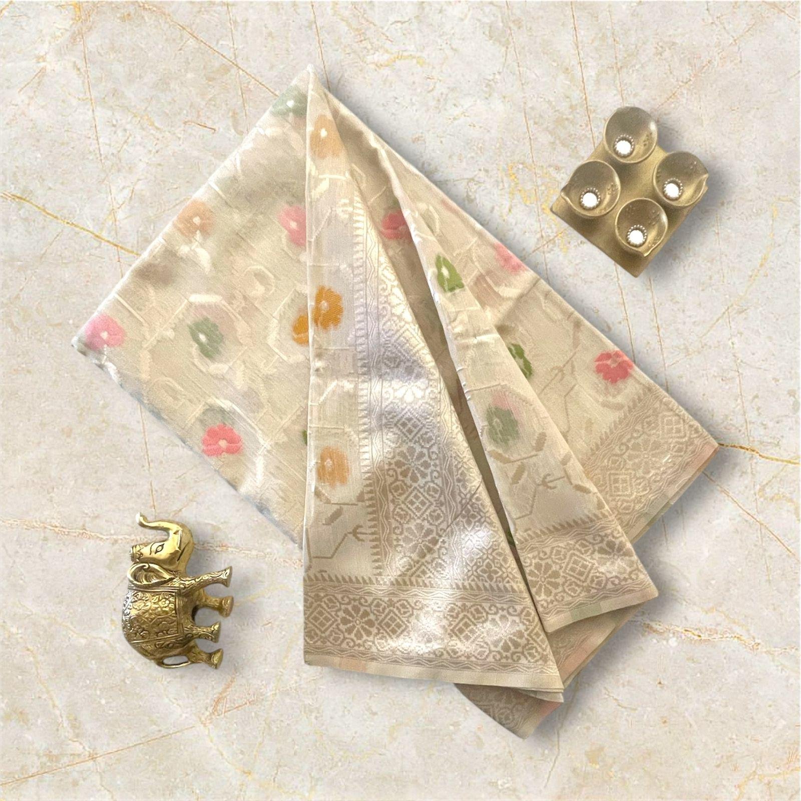 CHANDARI SILK BANARAS WEAVING SAREE