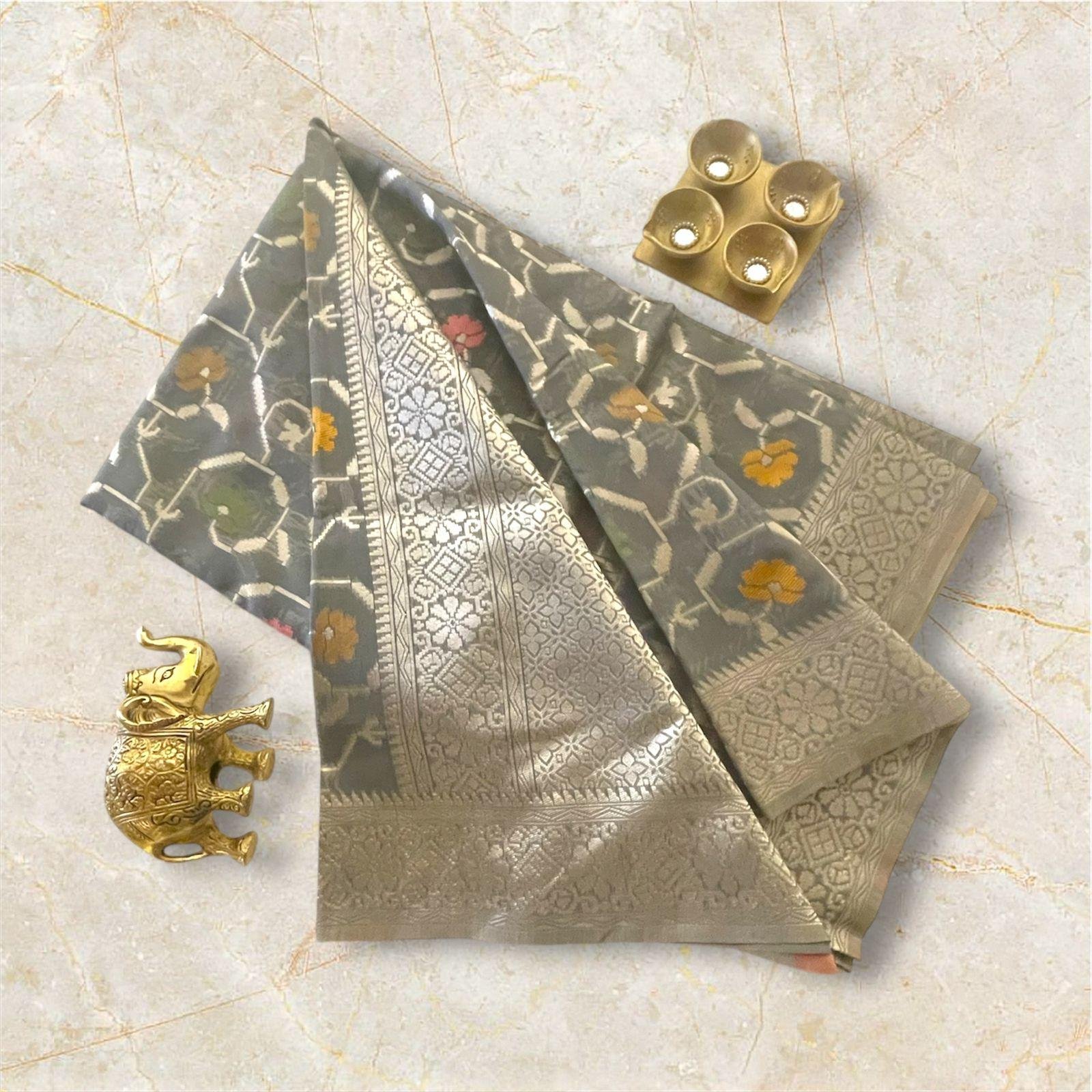 CHANDARI SILK BANARAS WEAVING SAREE