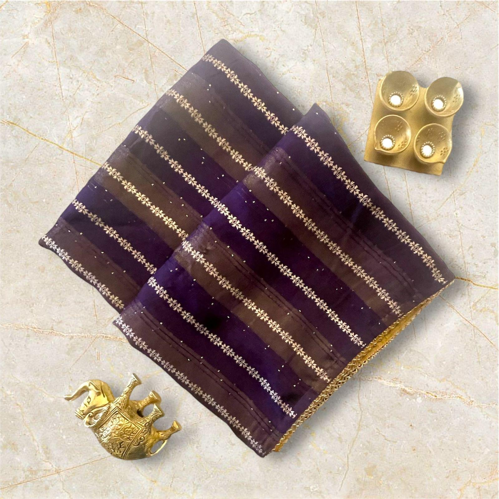 PURPEL MUNGA SILK SAREE