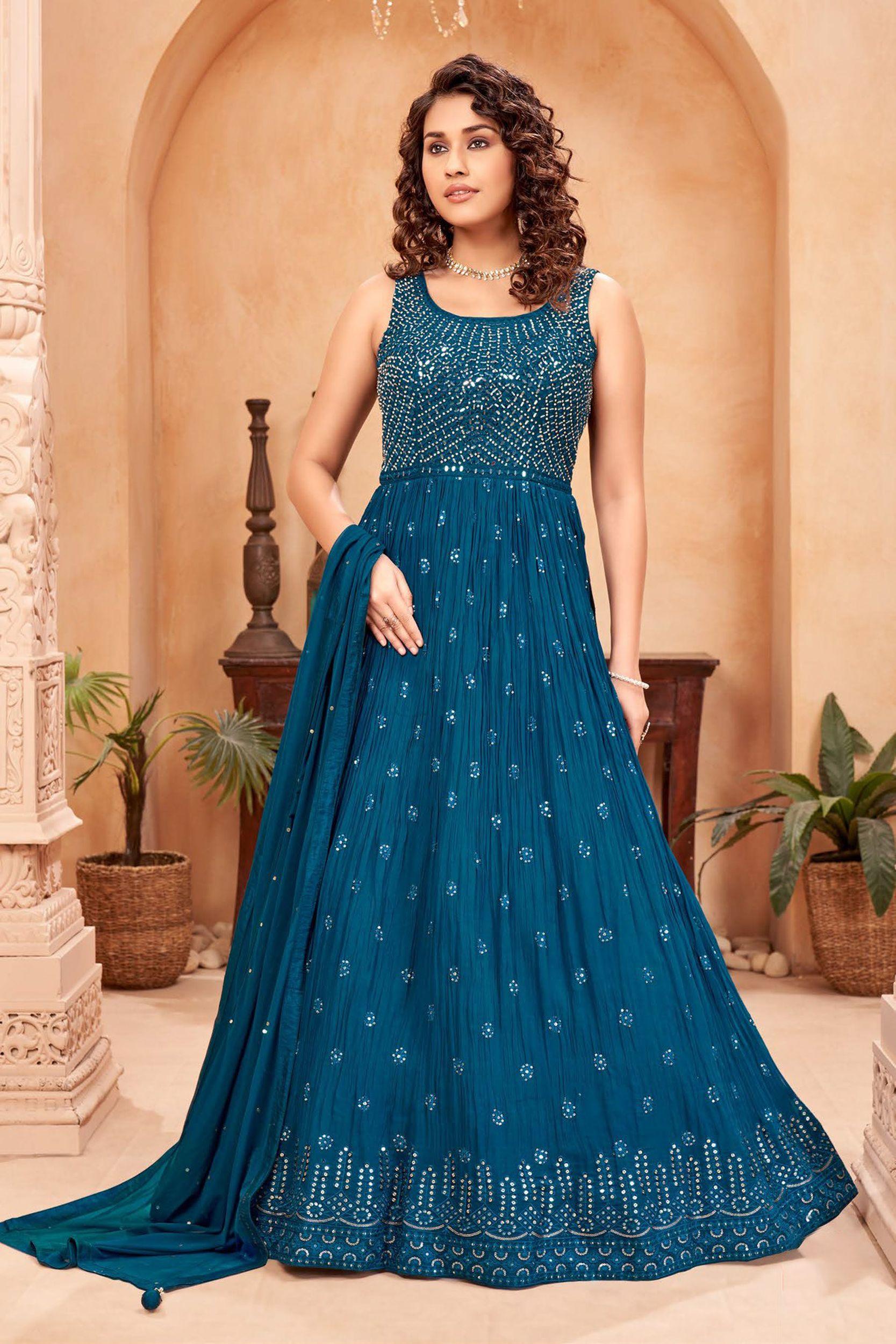 Bandhani Gowns - Buy Latest Collection of Bandhani Gowns for Women Online  2024