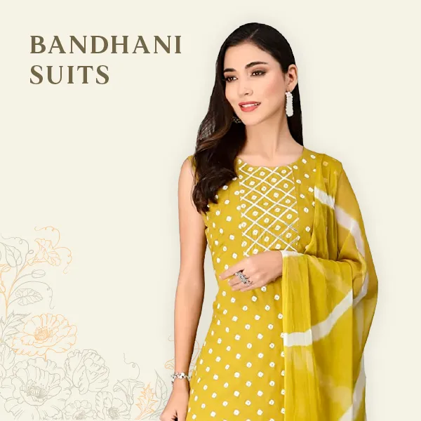 Bandhani suits collection