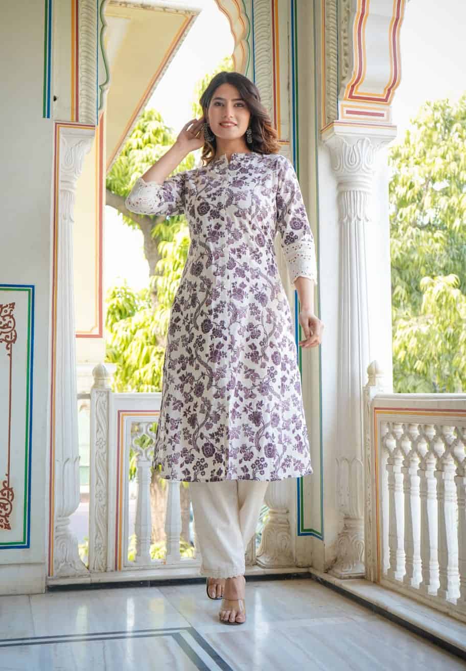 Latest casual cotton kurti design printed kurti collection by fashion and  creation - YouTube