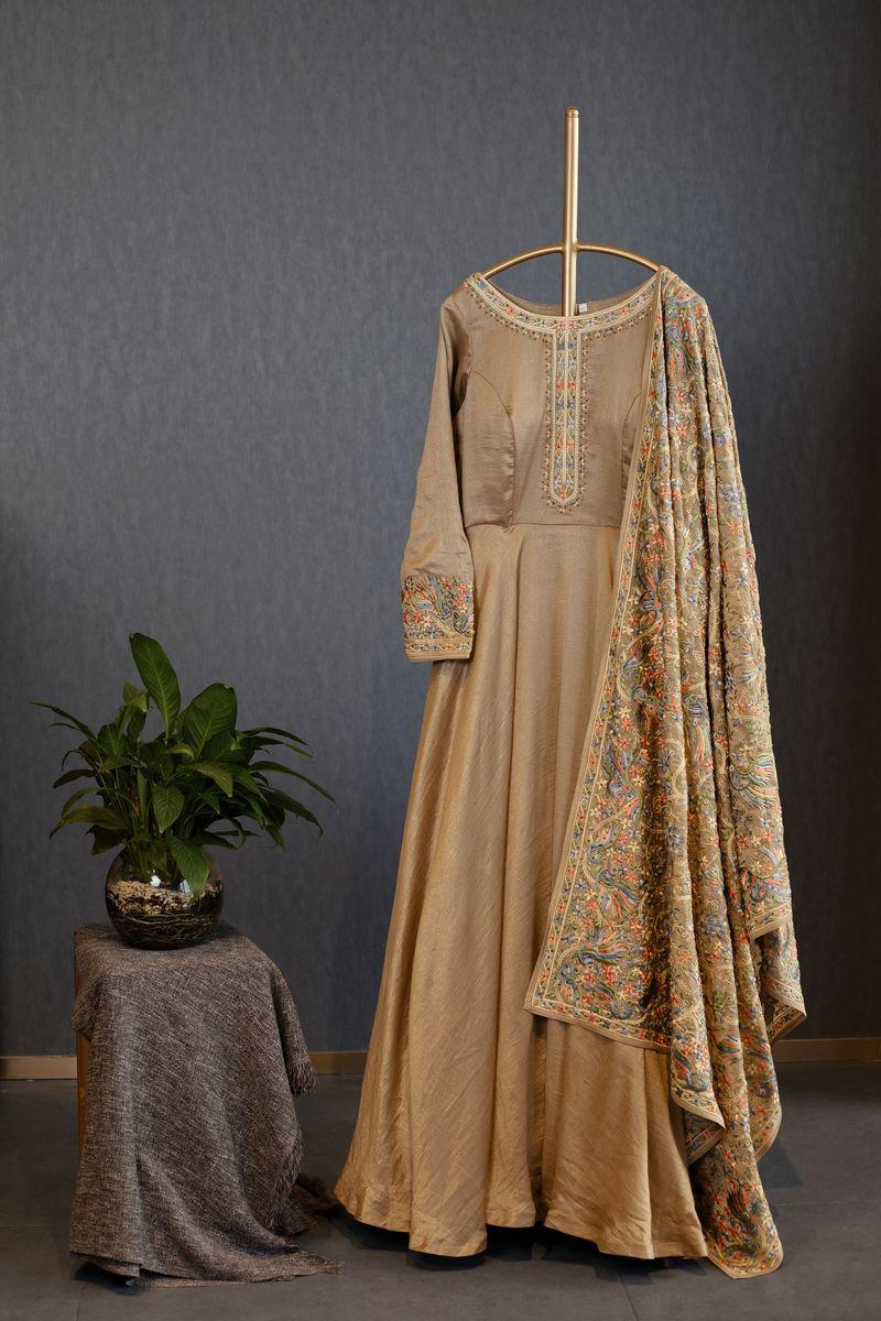 New Designer Brown Color Kundali Bhagya Dresses With Price